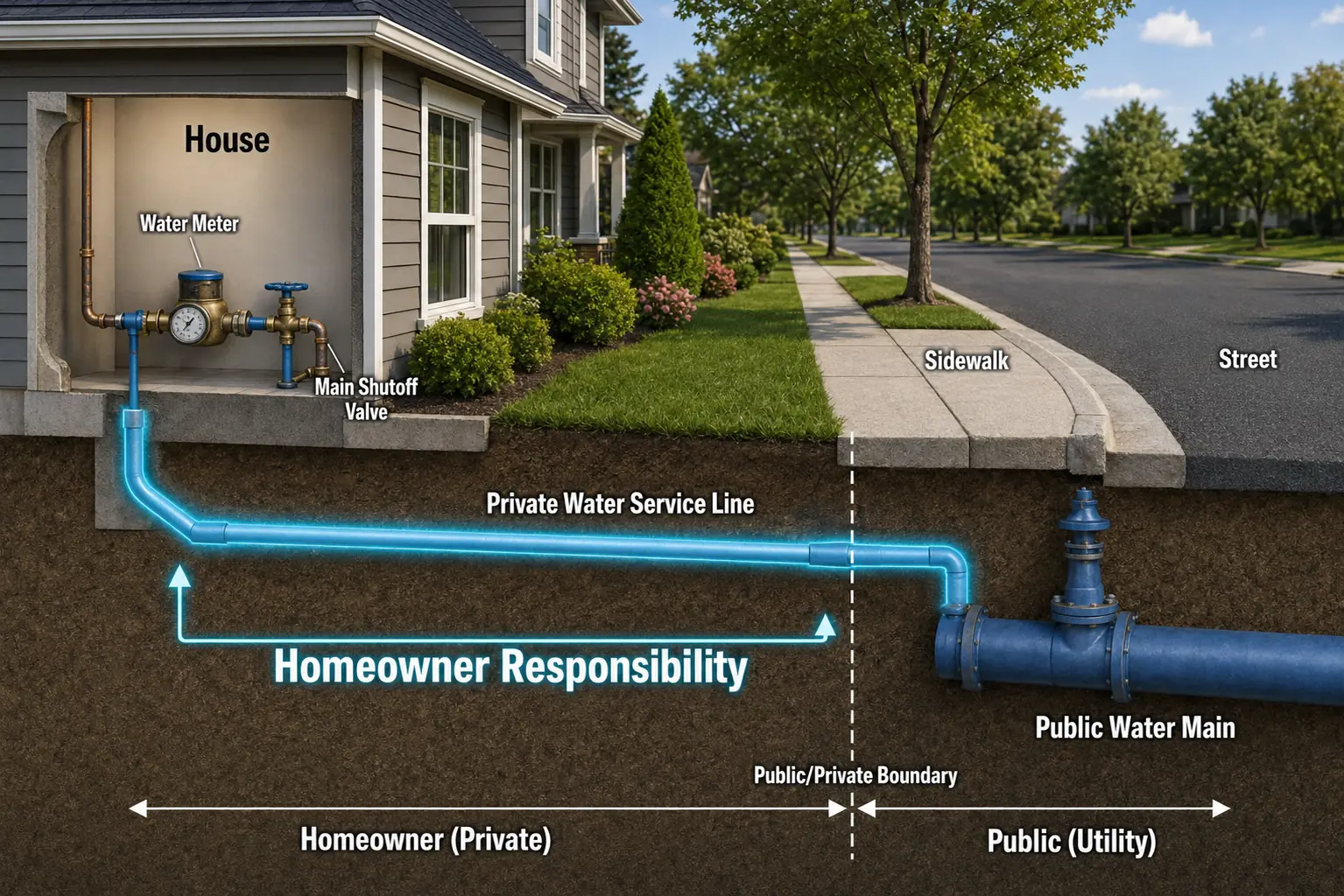Arlington VA Homeowner Water Line Responsibility