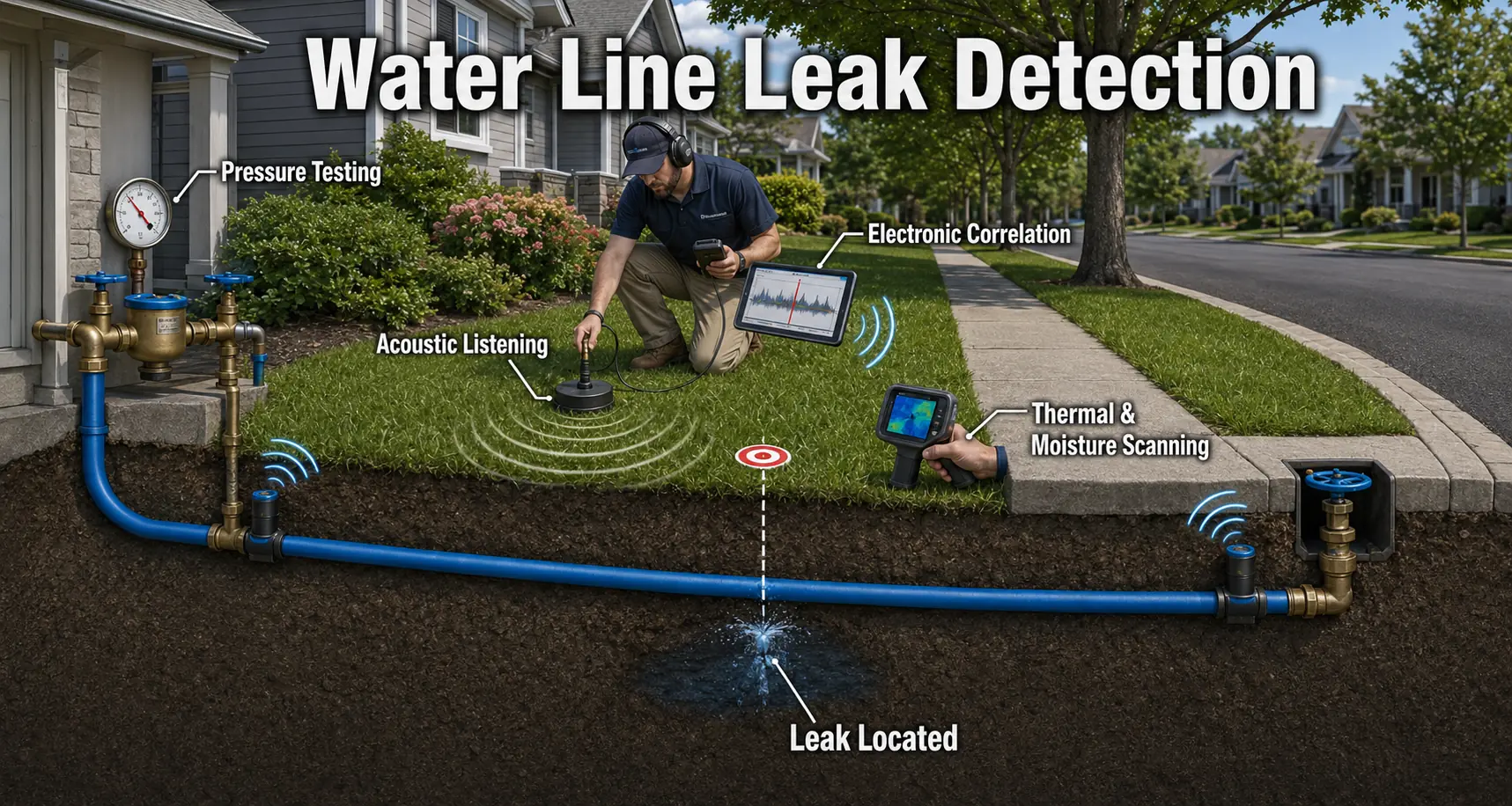 Arlington Virginia Water ServiceLine Leak Detection